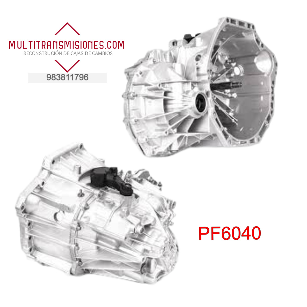 CAJA DE CAMBIOS RECONSTRUIDA PARA RENAULT TRAFFIC REFERENCIA PF6040 1.6 DE INTERCAMBIO 